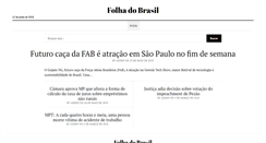 Desktop Screenshot of folhadobrasil.com.br