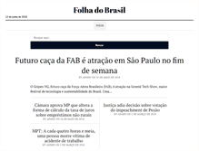 Tablet Screenshot of folhadobrasil.com.br